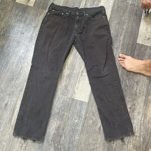 Men’s faded black jeans Levi’s size 34 x 32